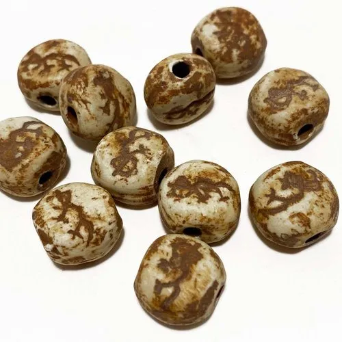 12mm. palet en argile brut.
