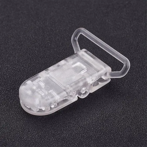 2 attaches tétine transparent