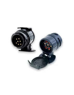 Adaptateur 13 broches à 7 broches Connecteur de remorque 12 volts | LeonLeds.com