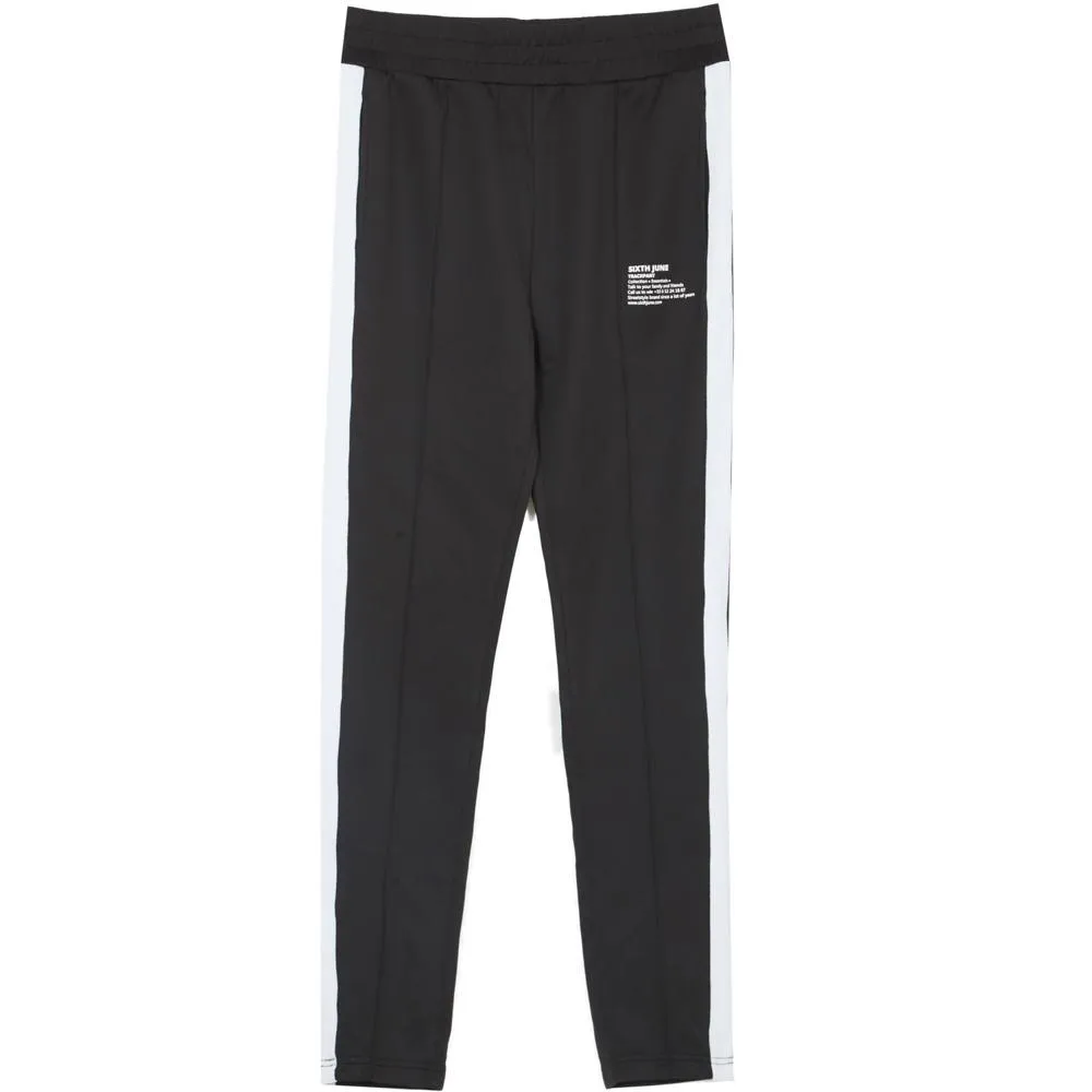 Bas survêtement trackpant noir