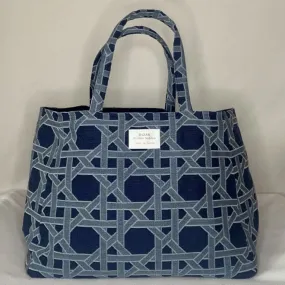 Bazar Atelier Sablon - Cabas en toile made in France Cannage
