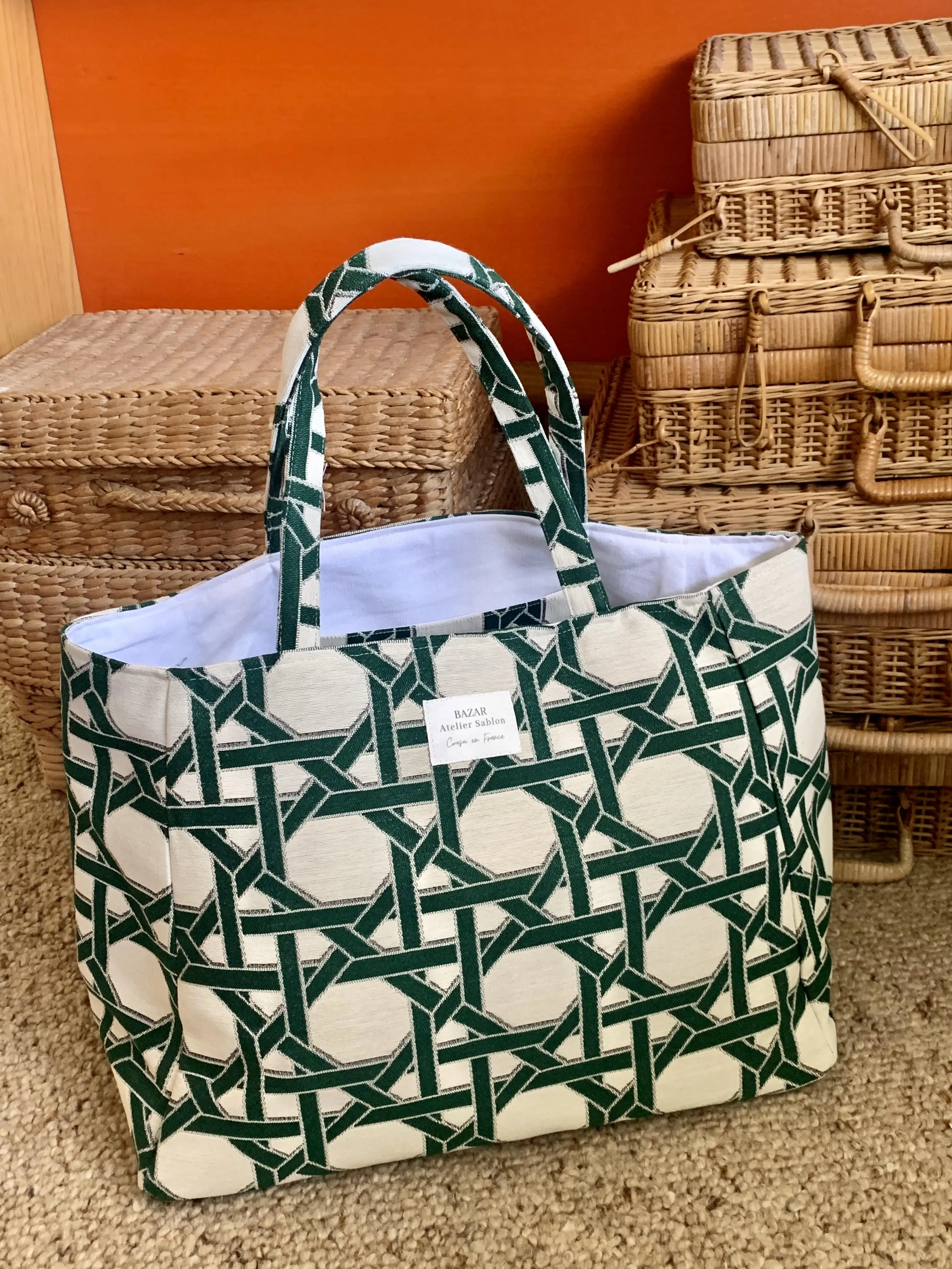 Bazar Atelier Sablon - Cabas en toile made in France 