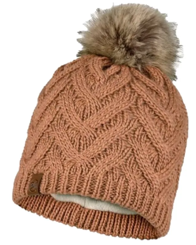 Bonnet Buff Women Knitted Caryn Rosewood