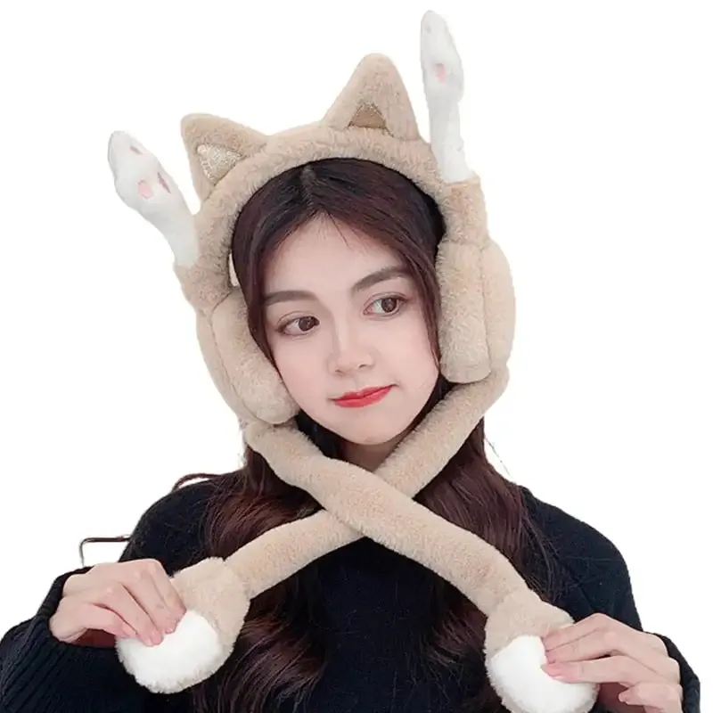 Bonnet Chat Oreille Qui Bouge