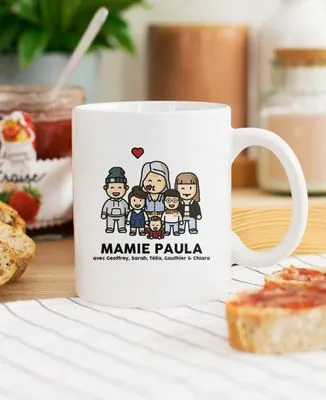 Bougie Famille figurines grands-parents