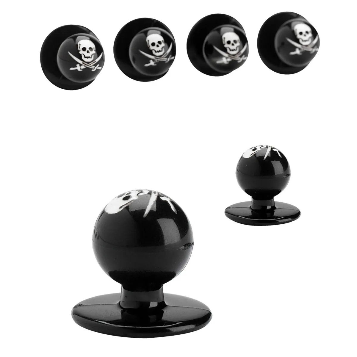 Boutons bille Pirate 