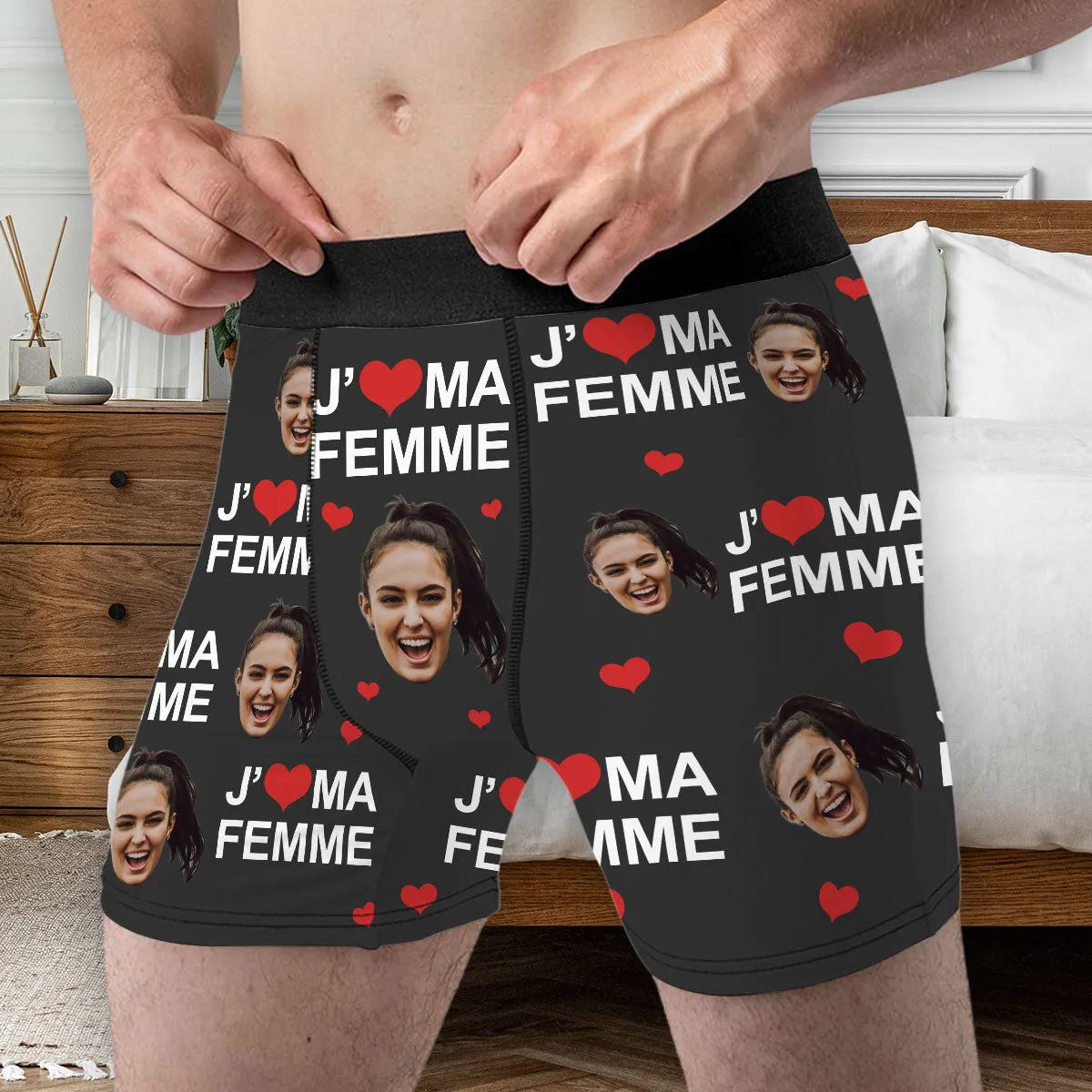 Boxer Personnalisé - Je t'aime