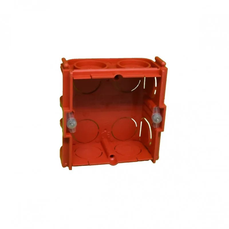 Boîte monoposte Batibox maçonnerie carrée associable - profondeur 30mm - Legrand - 080131