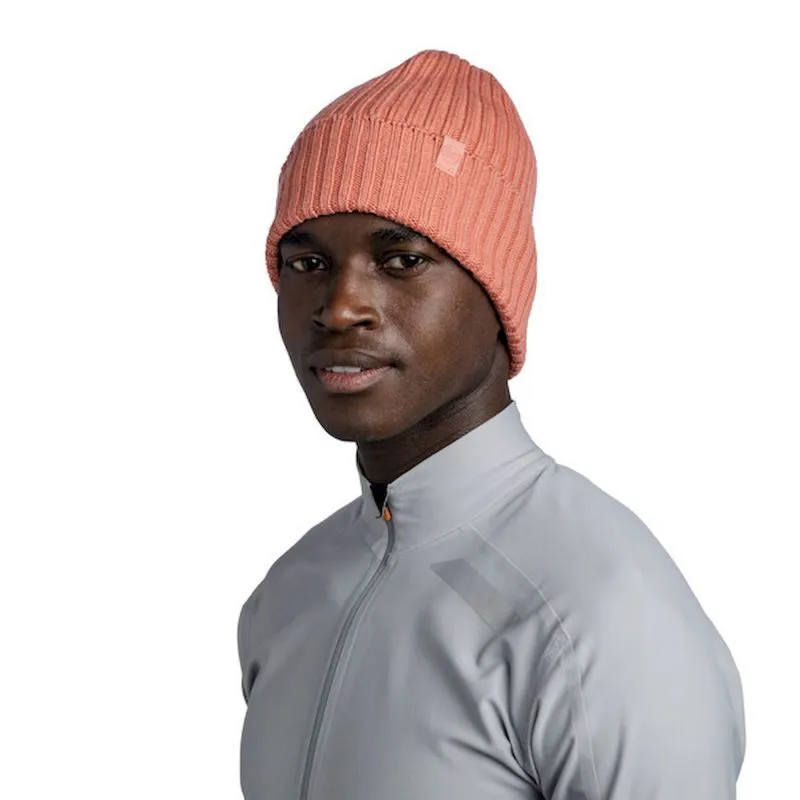 Buff Knitted Hat - Bonnet