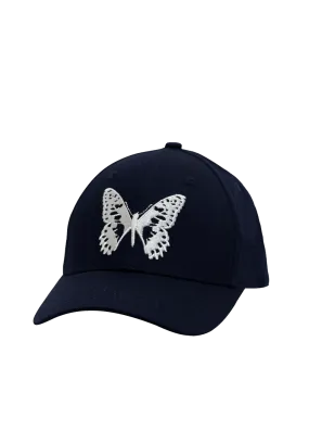Bye Jeremy Butterfly Hat Navy