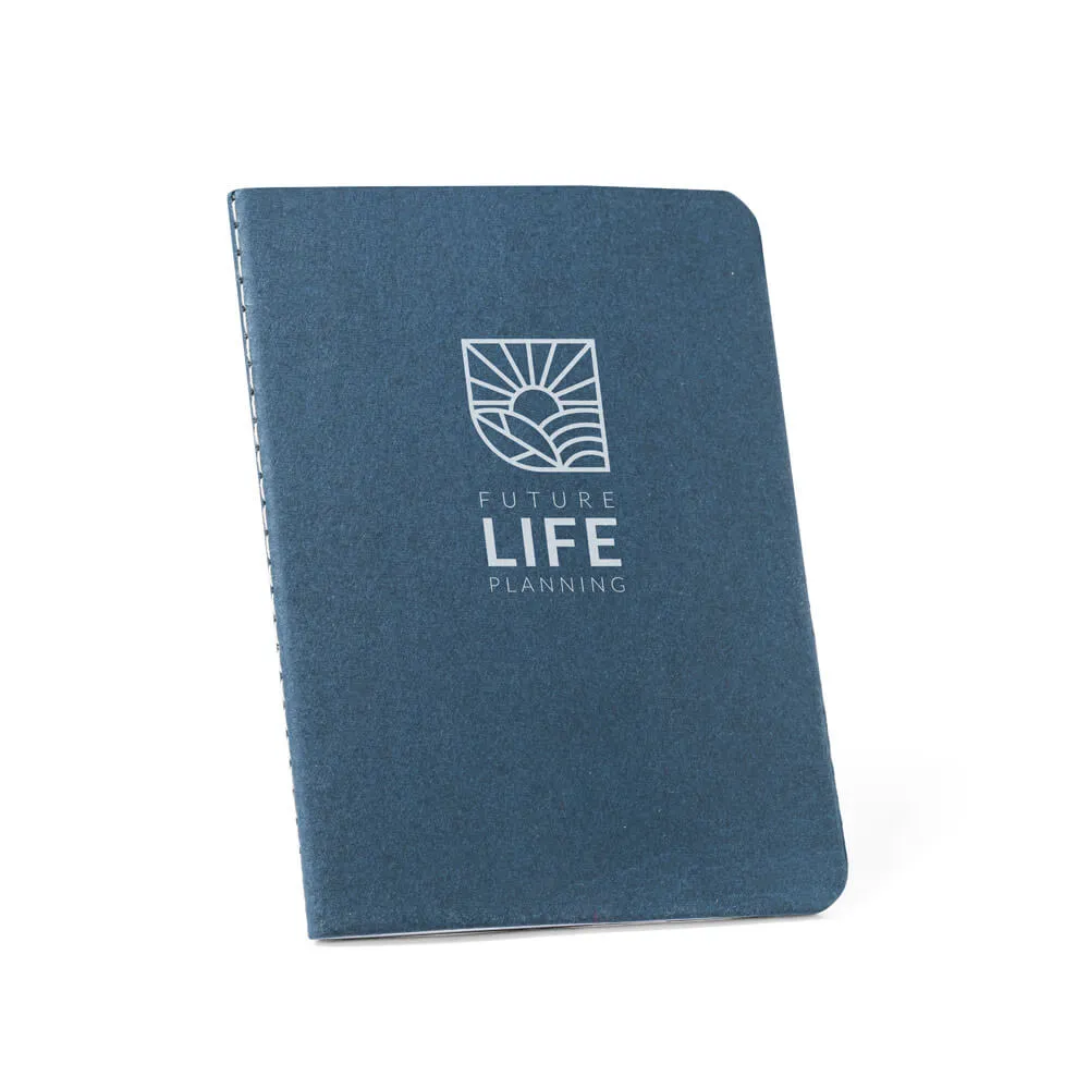 Carnet A7 en carton et papier recyclé - Cousue - RAYSSE - Vertlapub