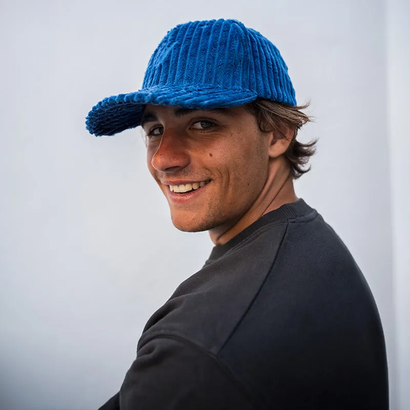 Casquette Velours côtes épaisses bleu