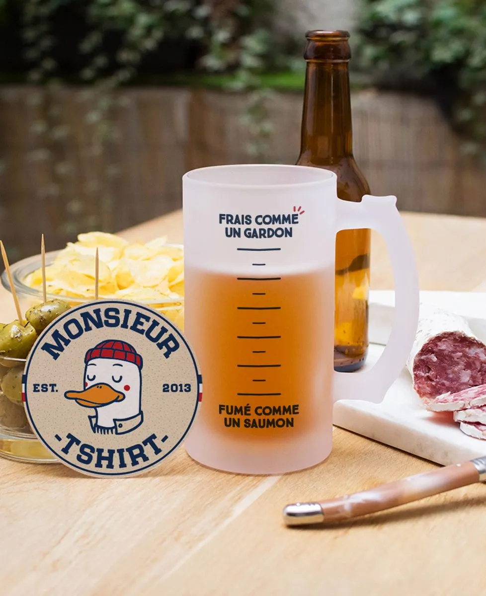 Chope de bière Frais comme un gardon
