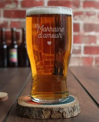 Chope de bière Marraine d'amour