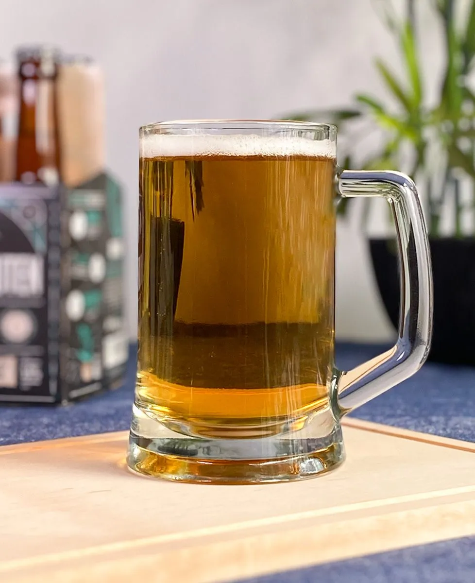 Chope de bière Mère-veilleuse et prénom personnalisé