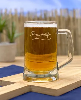 Chope de bière Papa-Ritif