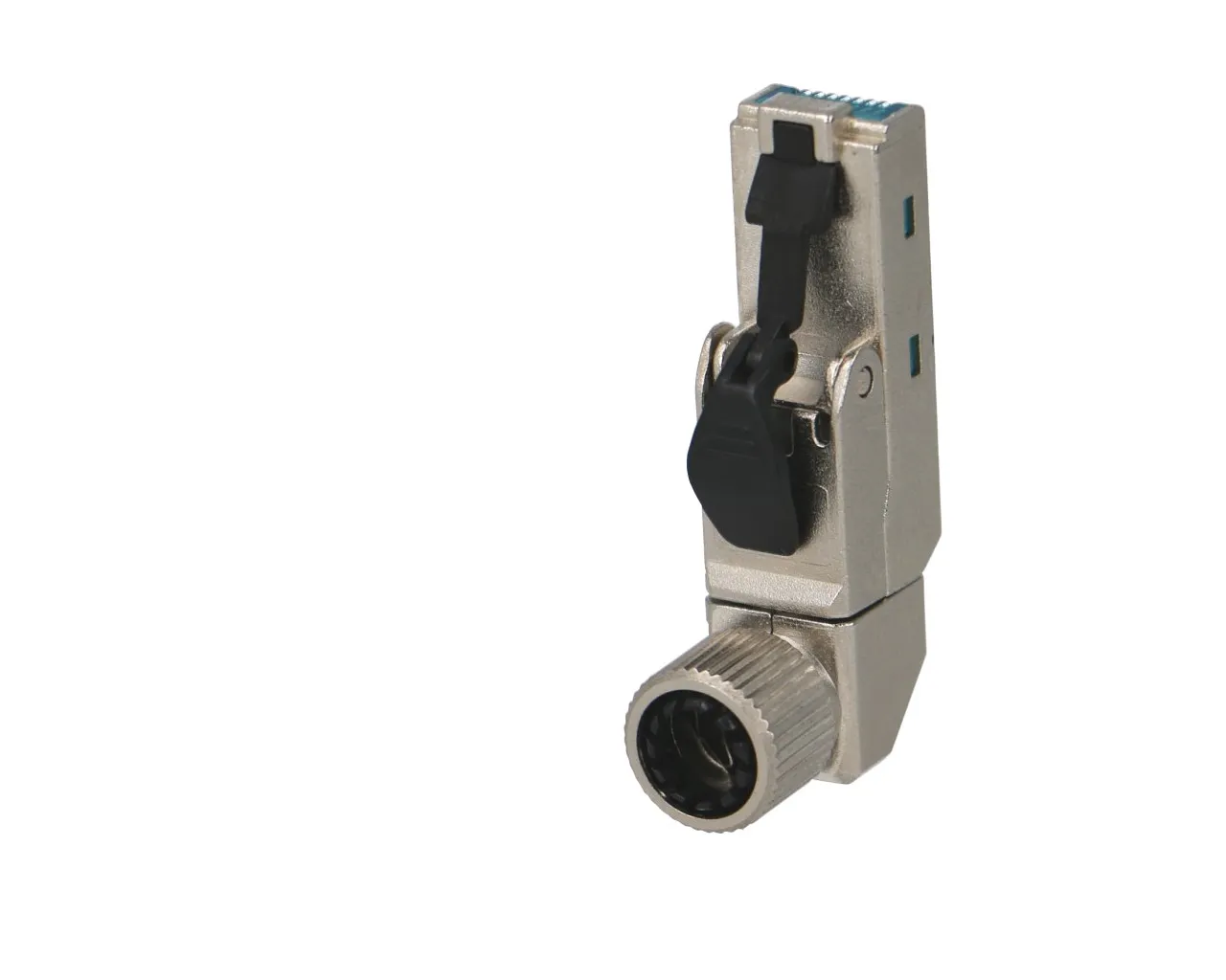 Connecteur coudé 90° RJ45 CAT6A 