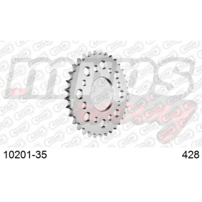 Couronne AFAM acier type 10201 pas 428 (35 dents)