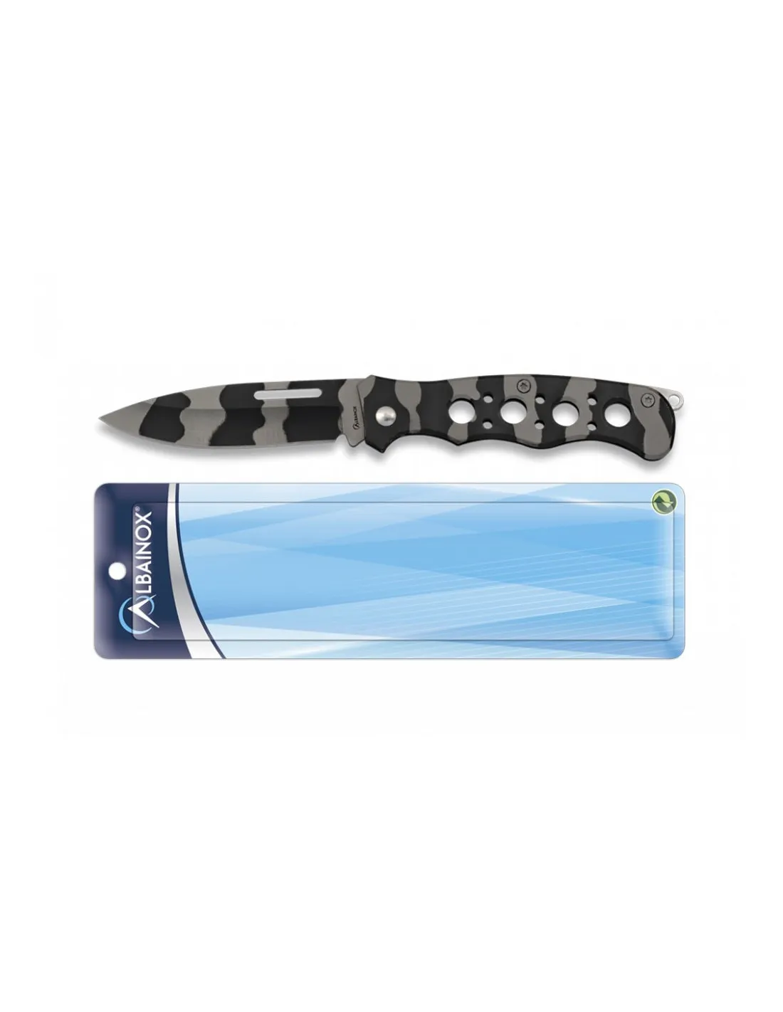 Couteau de poche camouflage urbain (16,9 cm.) ⚔️ Boutique Épées