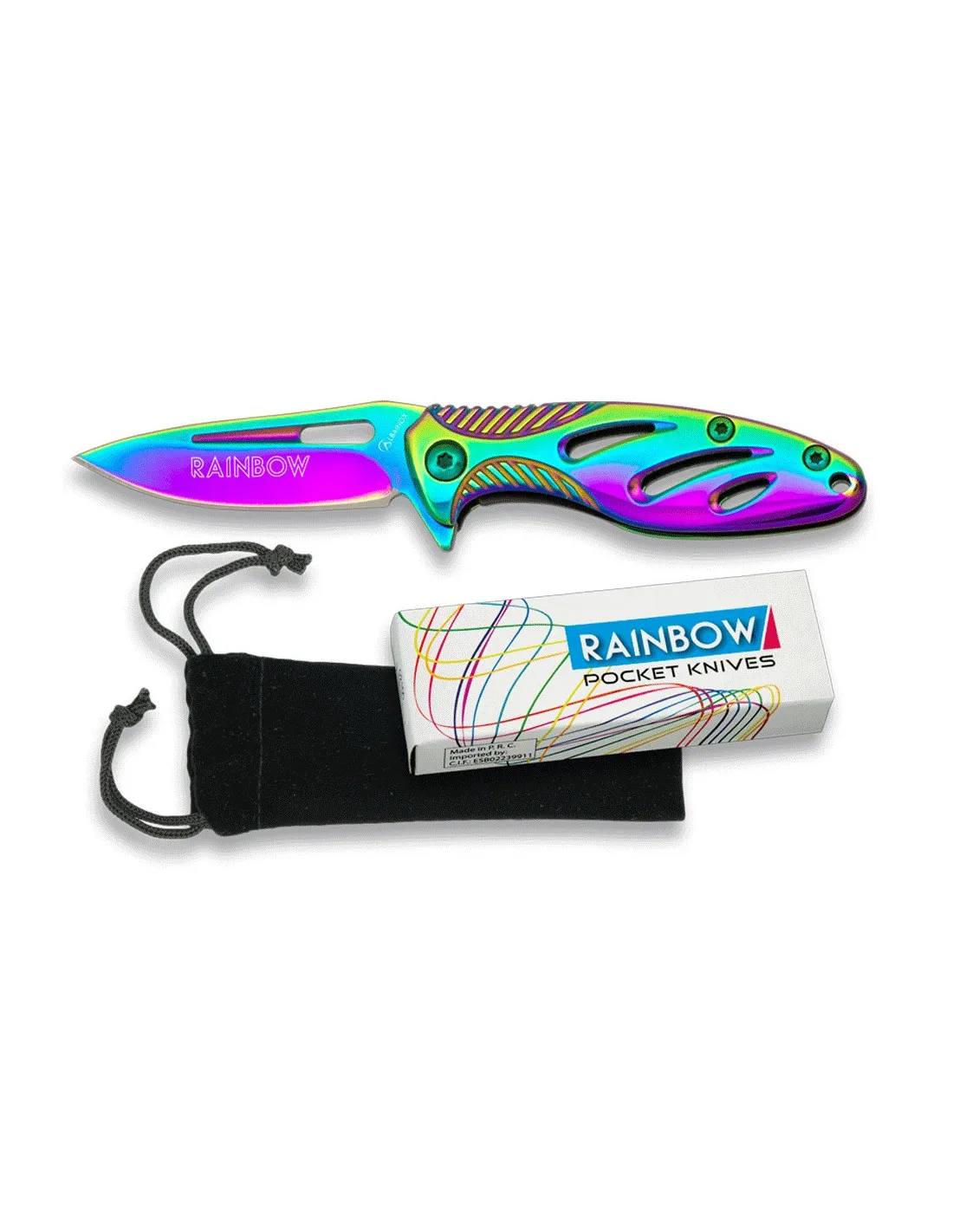 Couteau de poche Rainbow Albainox (11,90 cm.) ⚔️ Boutique Épées