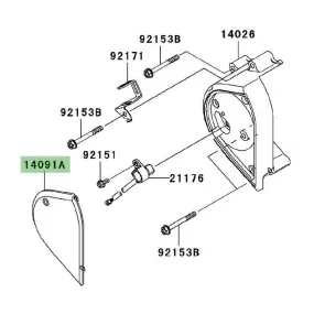 Couvre carter "PSB" Kawasaki Z750 (2004-2006) | Moto Shop 35