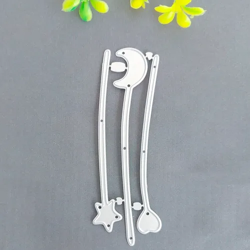 Die cut metallique baguette de fée nature pour toutes machines de decoupe perforatrice pochoir matrice