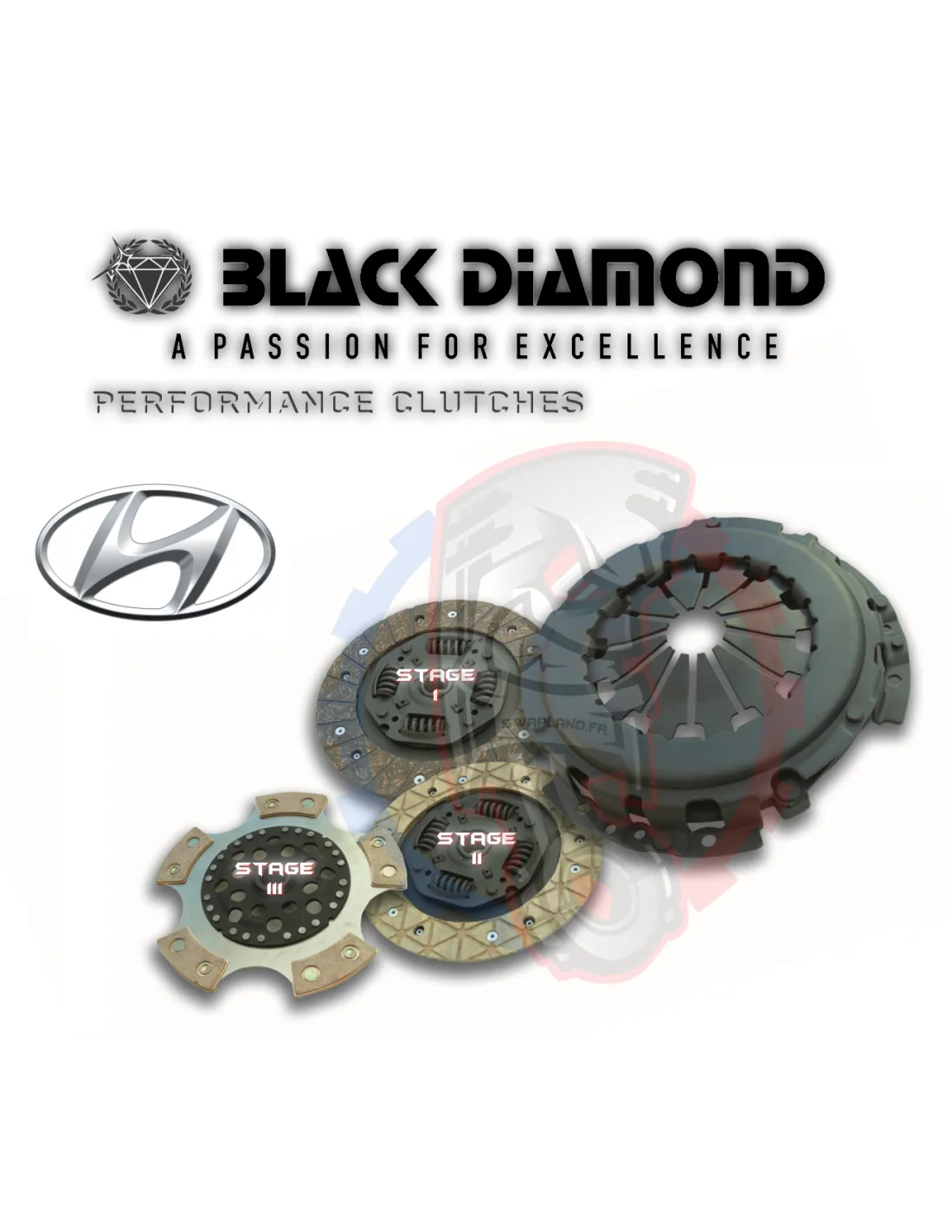 Embrayage renforcé Black Diamond pour Hyundai Accent - SWAPLAND -