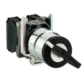 Harmony XB4 - bouton à clé 455 - Ø22 - 3 pos fix - retr GCD - 2F - vis - XB4BG03
