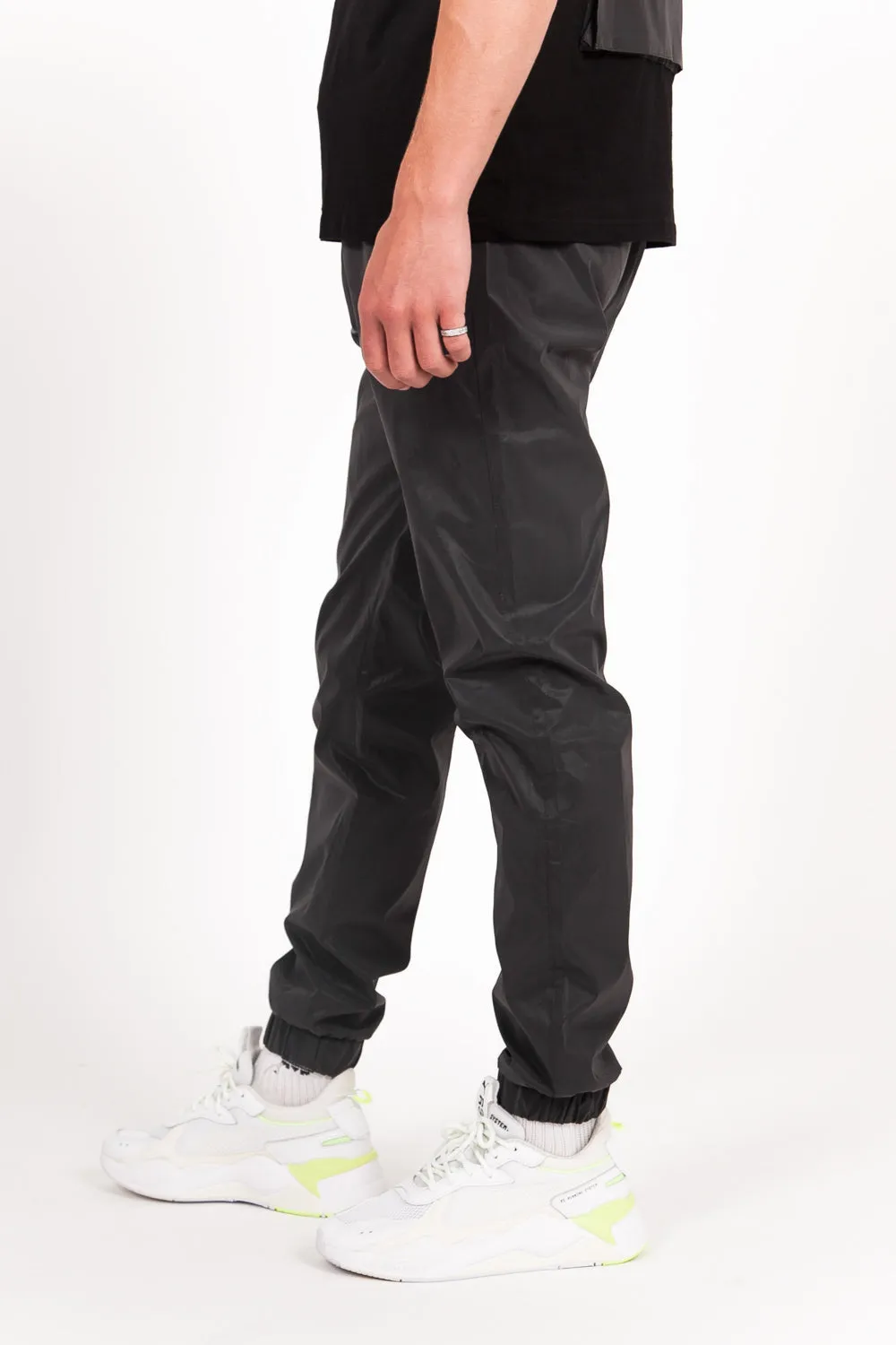 Jogging réfléchissant noir