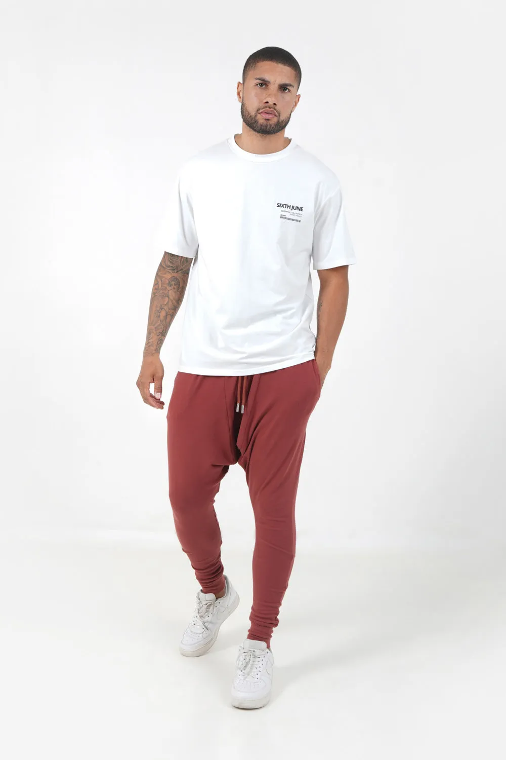 Jogging sarouel Rouge foncé