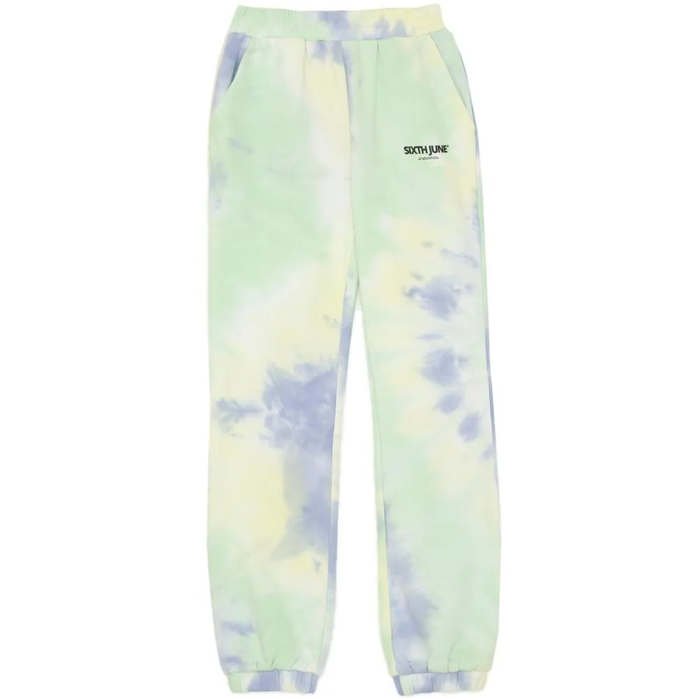 Jogging tie and dye Bleu