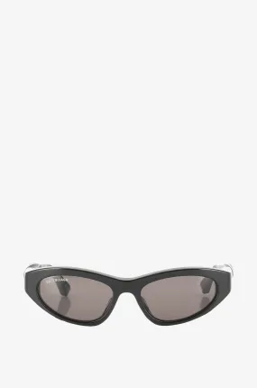 Lunettes de soleil ovales en acétate Twisted Side Logo