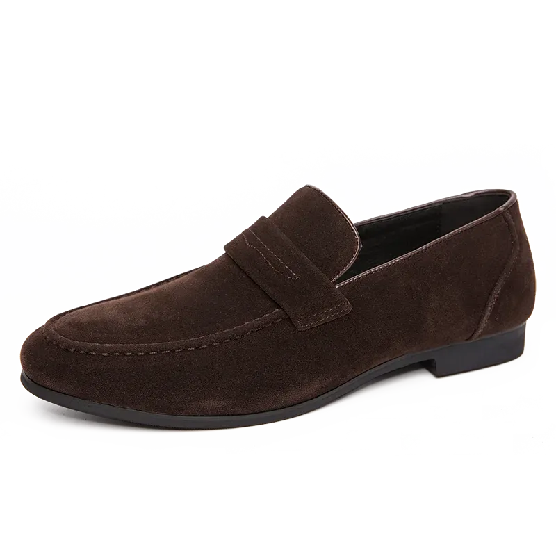 Mocassins respirants effet daim pour hommes