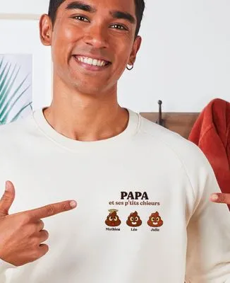 Mug Papa et ses petits chieurs personnalisé