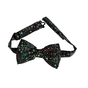 Noeud papillon homme double, réglable, fait main, tissu Liberty Adelajda