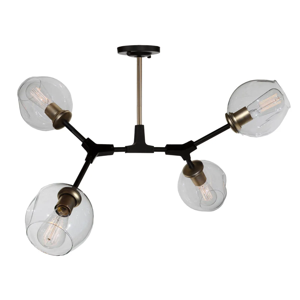 Organic Semi plafonnier Or - JA14024VB | ARTCRAFT