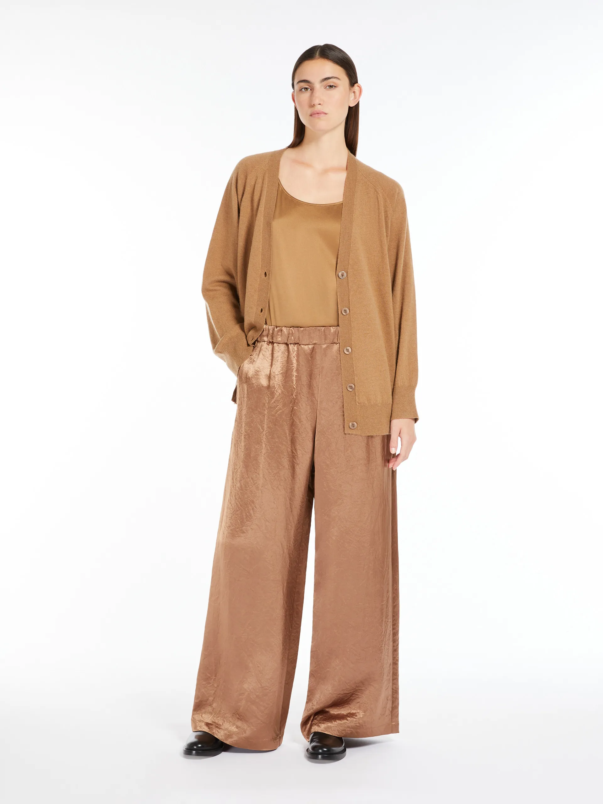 Pantalon court en satin