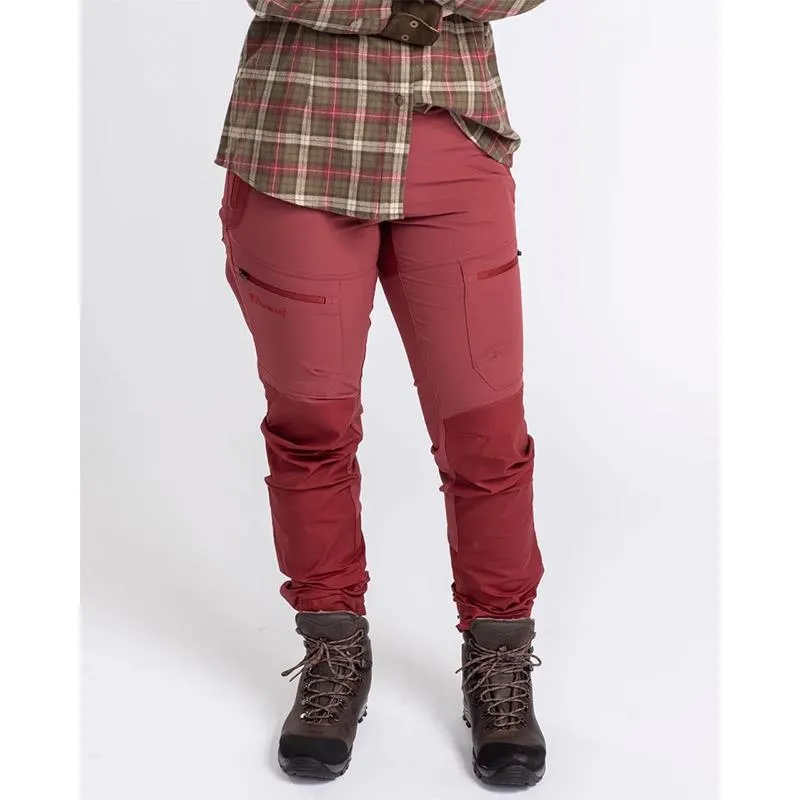 PANTALON FEMME PINEWOOD FINNVEDEN HYBRID W - ROUGE