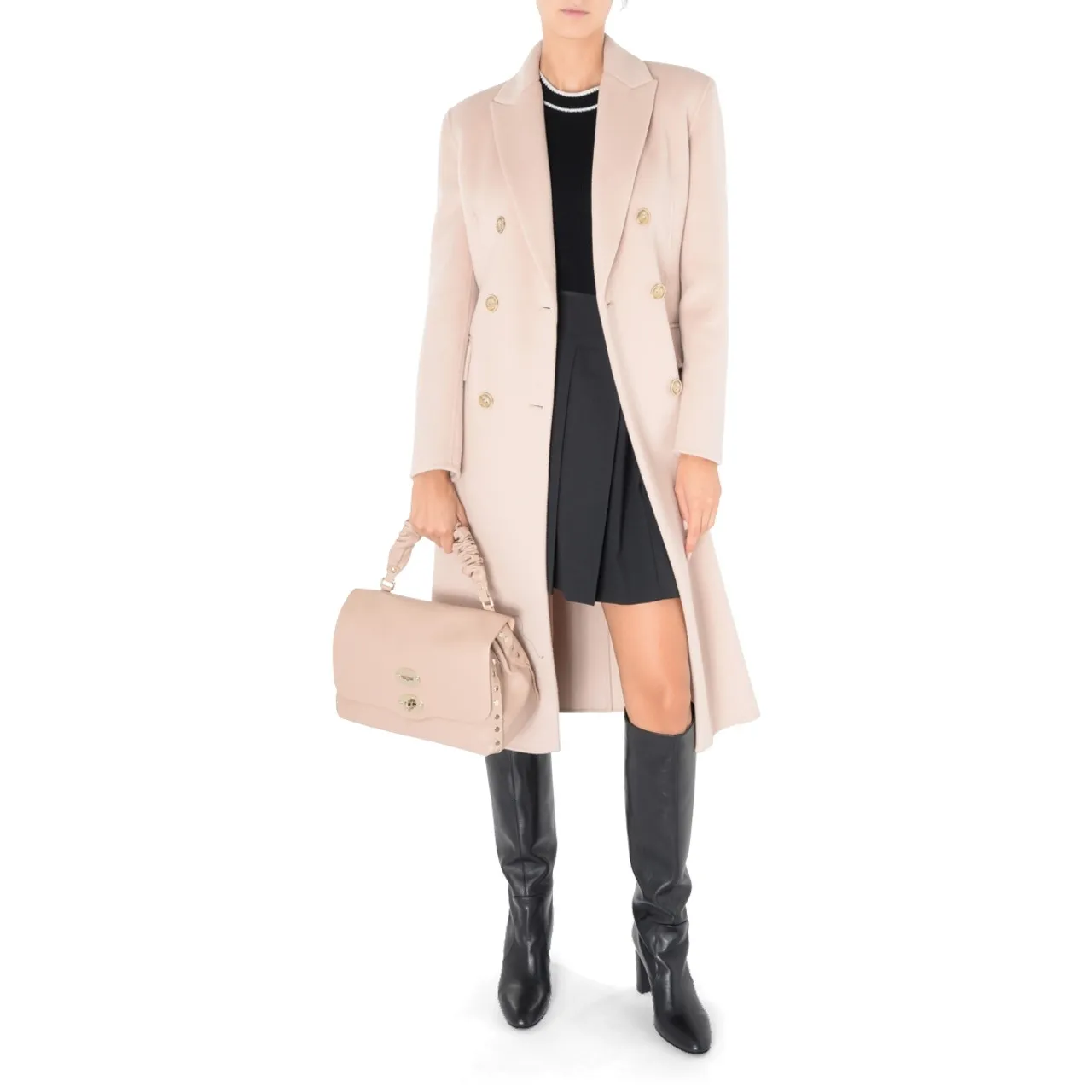 Pinko Manteau long rose antique 
