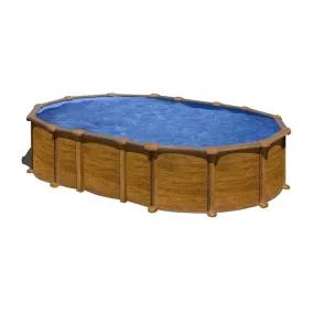Piscine acier ovale Amazonia - 6,10 x 3,75 x H.1,30 m