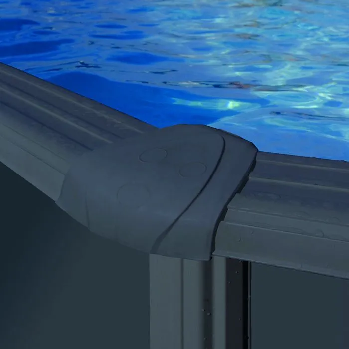 Piscine acier ovale Louko - 5,00 x 3,00 x H.1,20 m