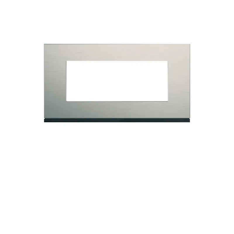 Plaque gallery 5 modules entraxe 71mm matiere antique alu (WXP4505)
