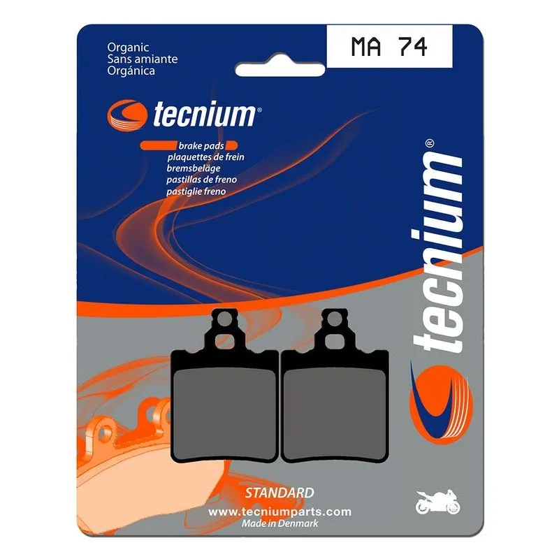 Plaquettes de frein TECNIUM MA74 organique