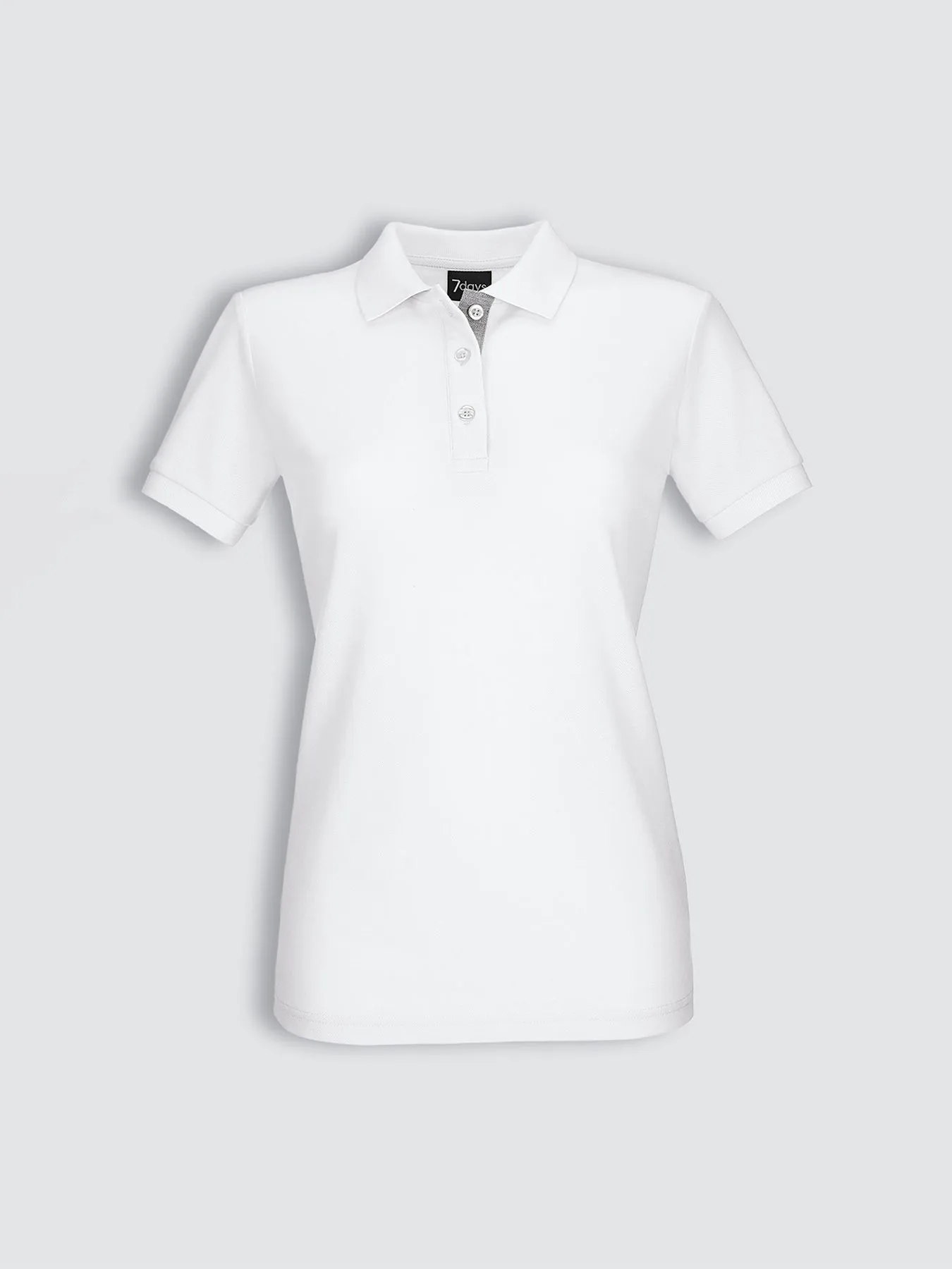Polo femme en maille piquée SARNIA – boutonnage de couleur contrastante 
