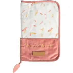 Protège carnet de santé perroquet - Multicolore - 26 x 17 cm rouge - Domiva