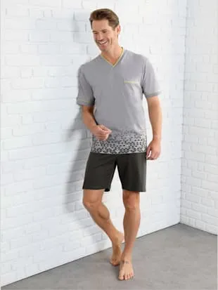 Pyjama court jersey fin