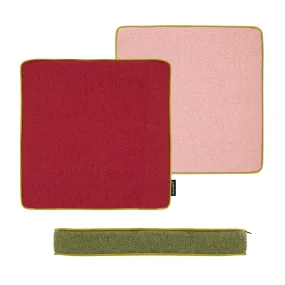 Remember Seat Cushion In Cranberry Design - Trouva