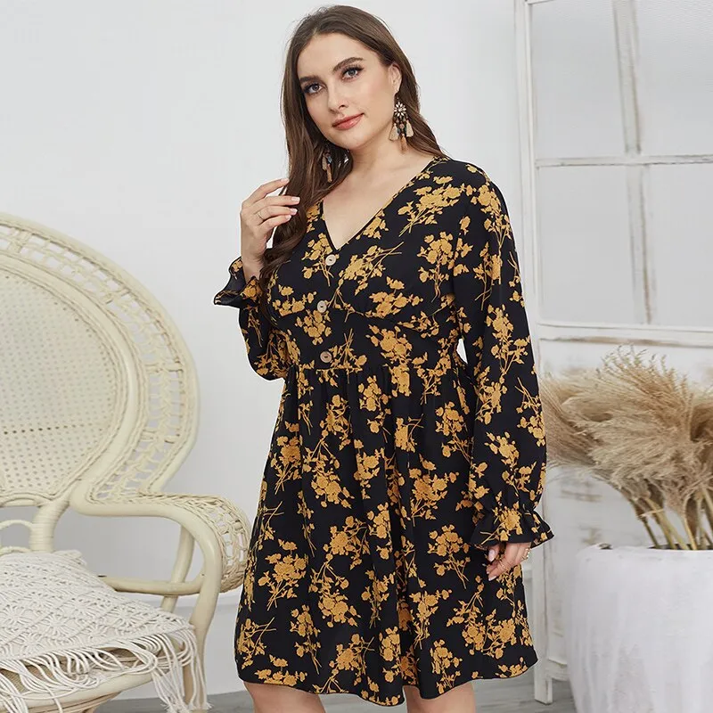 Robe Fleurie Grande Taille