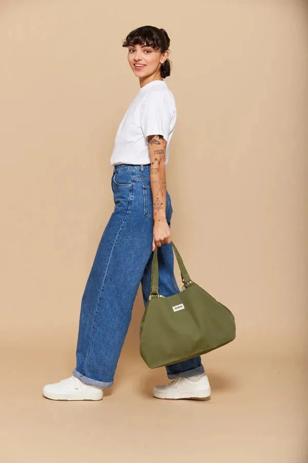 Sac cabas Olive en coton bio - Raphalle