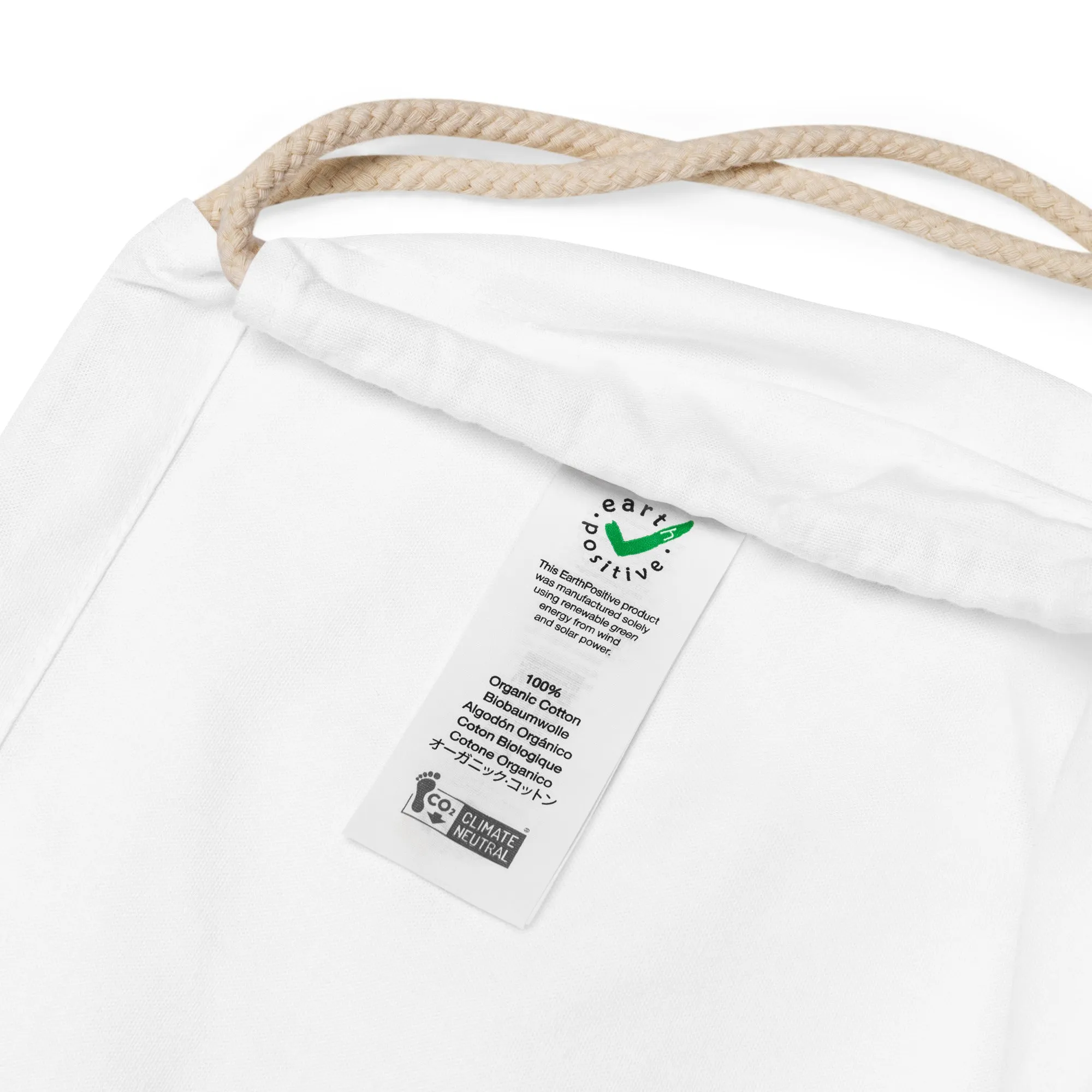 Sac à cordon en coton biologique Corse & Tête de Maure